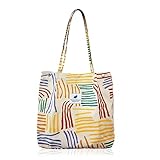 Grande capacità e praticità: borse crossbody in velluto giallo e nero, con una grande capacità di 34 * 30 * 60cm, e una lunghezza della tracolla di 24cm. L'interno è una borsa interna separata che soddisfa le esigenze quotidiane per riporre gli oggetti necessari, così come A4, libri, iPad, larghezza larga, cosmetici e ombrelloni.