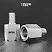 1PZ M8M-001 Mirror Adapters 10mm female to 8mm male Chrome for Motorcycle ATV Scooter Pit Dirt-Bike Mini-Bike (Pack of 2)