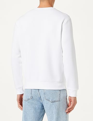 Champion Legacy Basics - Powerblend Fleece Crewneck Felpa, Bianco, M Uomo FW23 - Immagine 2