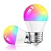 Alexa Small Glühbirnen E27/G45 Smart LED Lampe, Dogain WLAN Mehrfarbige Dimmbare Birnen, App Steuern Kompatibel mit Alexa Echo, Google Home, kein Hub benötigt, RGB Timer, Warmweiß/Kaltesweiß licht