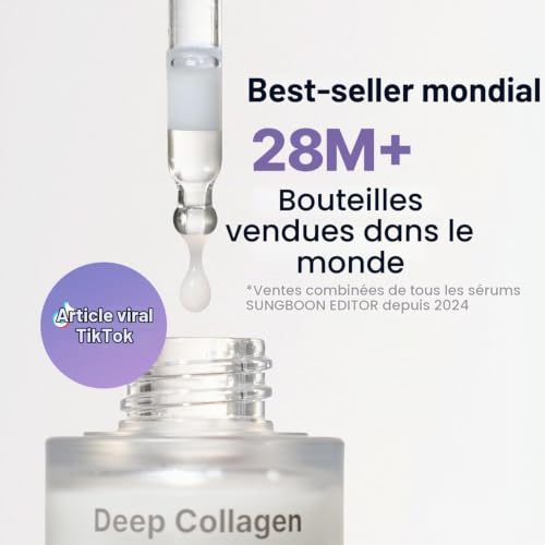 SUNGBOON EDITOR Sérum anti-rides au collagène profond | Volufiline + collagène + niacinamide | Raffermissant, anti-rides | Idéal pour les cadeaux de Noël | Soins du visage – vue 2