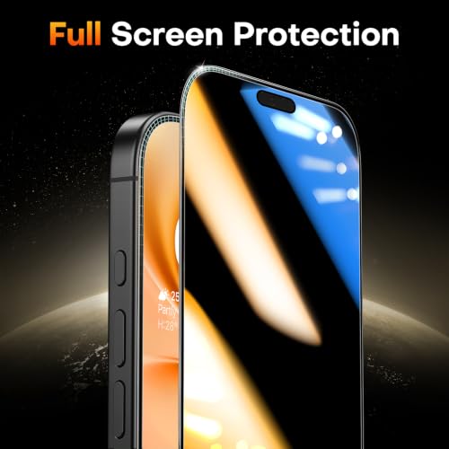 Image of TOCOL for 18 Pro Max Privacy Screen Protector, Easy Installation