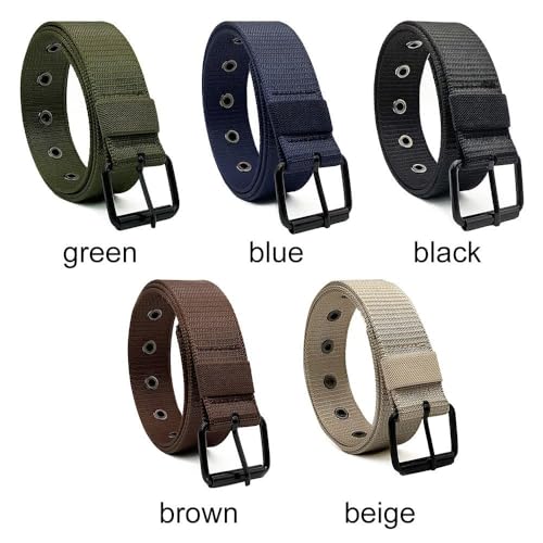 Nylon Canvas Braided Belt Women Ladies Dress Strap Casual Female Vintage Weave Waist Band(beige)2