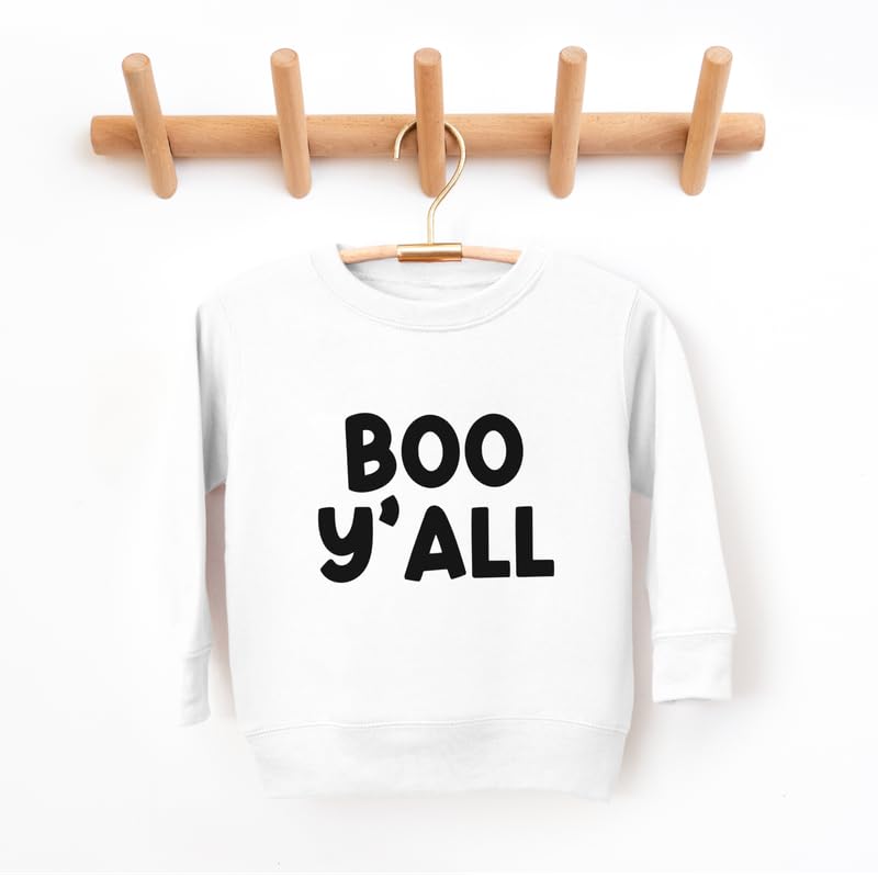 Bump and Beyond Designs Boo Y'all Boys and Girls Halloween Sweatshirt for Toddlers and Kids2