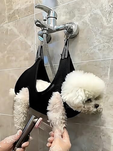 August Dream Cat Dog Grooming Hammock Pet Trimmer Dog Nail Clipper Pet Sling for Nail Trimming Bathing Light Cat Grooming Hammock for Large Cats 40LB