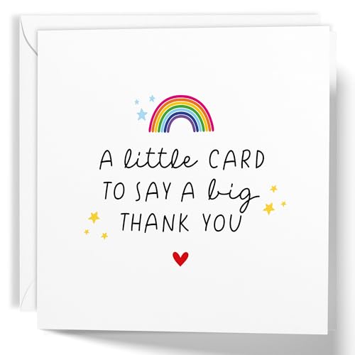 Teacher Thank You Card, A Little Card to Say a Big Thank You