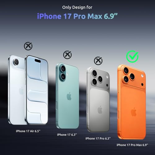 Coque iPhone 17 Pro Max transparente antichoc polycarbonate rigide cadre TPU - 7