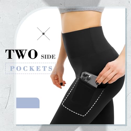 walifrey leggings with pockets for women 2 packswomen39s high waisted yoga leggings gym for workout