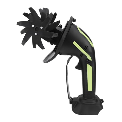 fockety motocoltivatore a batteria, motocoltivatore elettrico da giardino a 235 giri/min con larghezza di fresatura di 4 pollici e profondità di 4 pollici per giardinaggio, prato