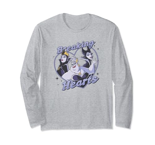 T-shirt Disney Villains Breaking Hearts à manches longues pour la Saint-Valentin