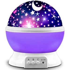 MOKOQI Star Projector Night Lights For Kids, Birthday Gifts For 1-4-6-14 Year Old Girl And Boy, Projection Lamp For Kids…