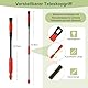 hygger Aquarium Reinigungswerkzeuge 6-In-1 Aquarium Reiniger Set, Aquarium Reinigung Reinigungsset mit Scheibenreiniger Algenschaber Glasschwamm Pfeifenbürste Kiesbürste (S)