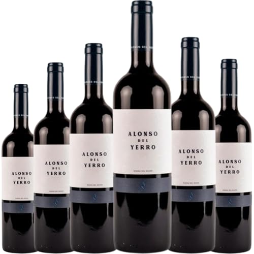 Alonso del Yerro Vino Tinto con crianza – Expresión intensa del Tempranillo, equilibrio entre fruta y roble, ideal para carnes, guisos y platos tradicionales | 6 botellas