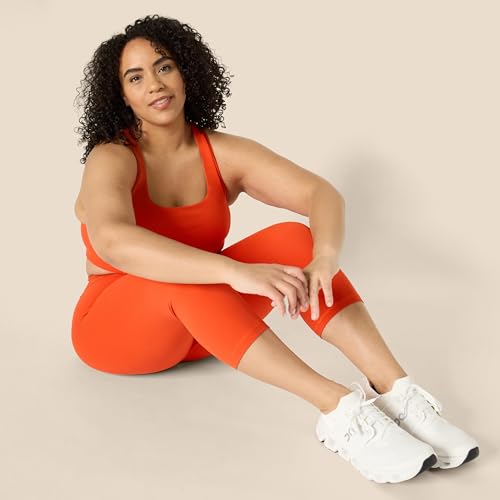Amazon Essentials Women's Women's FormFlex High Rise Capri Leggings, Bright Red, Small - image 8