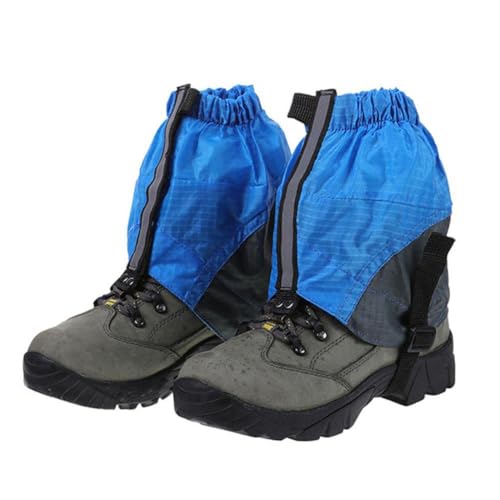 kkiuop Polainas de tobillo bajo, ajustables, impermeables, para piernas, caminatas, raquetas de nieve, escalada, senderismo, botas para niños, D5w9