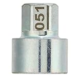 Wheel Lock Lug Nut Car Wheel Lock Key Anti Theft Lugnut Socket Durable Steel Removal Tool with Secure Lock and Storage Case Wheel Protection Tool(051)