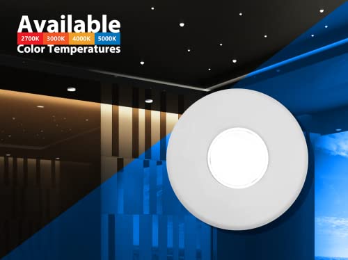 Nicor DLF301204KWH Flush Mount, 4000K, White by Nicor - Image 6