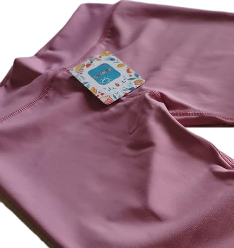Coralup Girl's Athletic Leggings 2 Pack (White + Pink,4-5 Years) #TOP5
