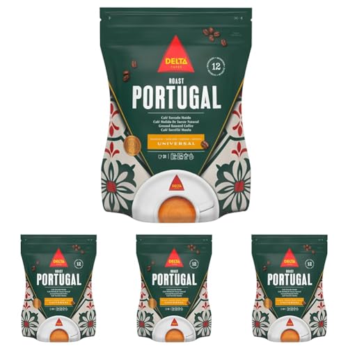 Delta Portugal - Café Molido Natural- 220 GR (Paquete de 4)