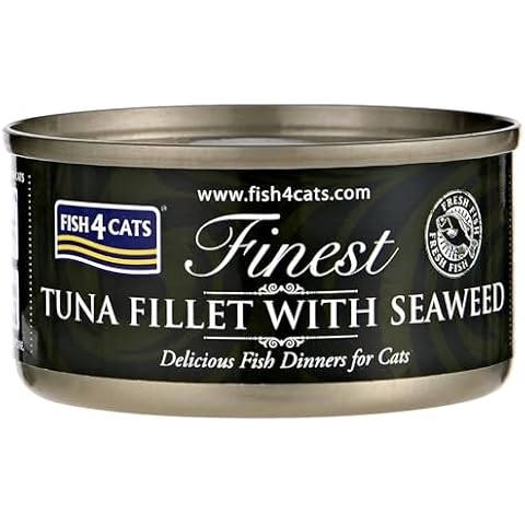 Fish4Dogs Tuna and Seaweed Cat Food 70g Pack Cover