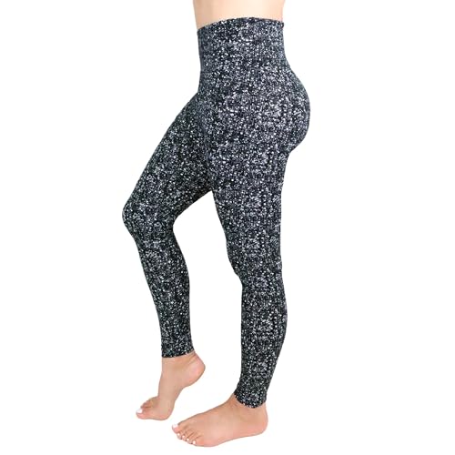 On The Go Women's High Waist Etched Leggings - Supersoft Slimming Tummy Control Yoga Pants (1 Pair, Etched, Size 3X-5X)
