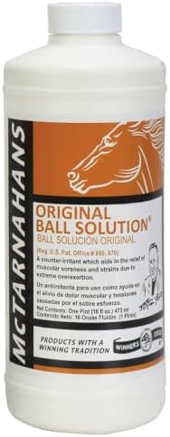 MCTARNAHANS Ball Solution, Horse Liniment, 16 oz
