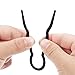 Bememo 20 Pcs Grip Hair Pins for Thick Hair U Shaped Pin French Simple Fast Spiral Braid Twist Styling Clip Pin for Lady Women, Wedding Bridal Hairstyles, Black and Brown