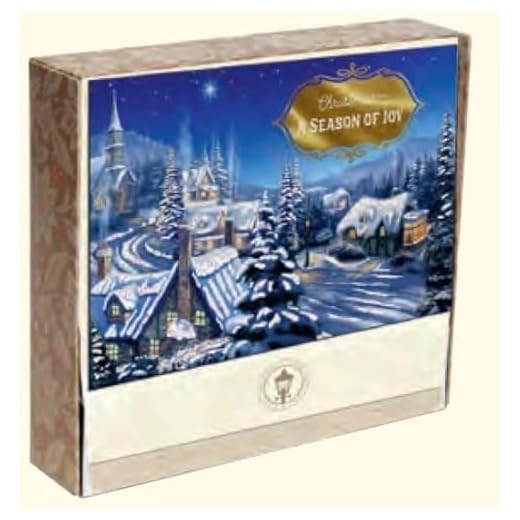 DaySpring - Thomas Kinkade - A Season of Joy - 18 Christmas Boxed Cards and Envelopes (J6351)