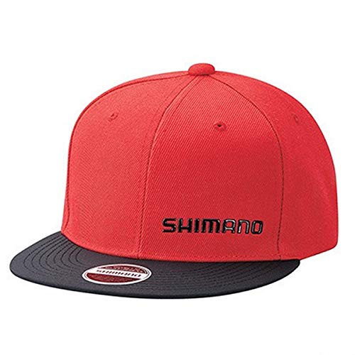 シマノ(SHIMANO) フラットブリムキャップ S レッド CA-091T