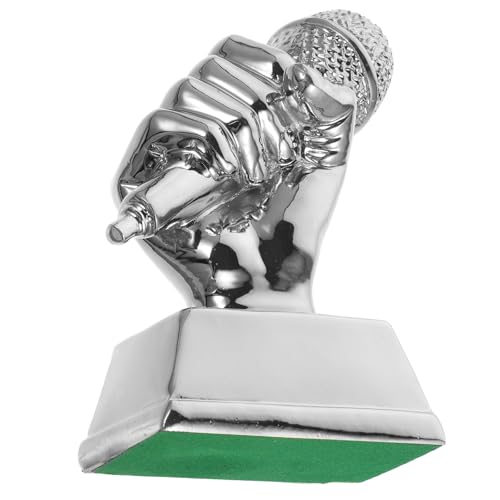Trophée de chant microphone pour décoration de chambre enfant et ado