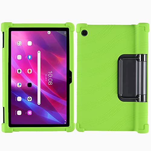 Coque Lenovo Yoga Tab 11 silicone vert pour un usage familial