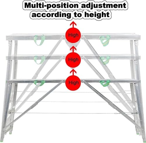 Échelle multifonction pour cloison sèche plate-forme de travail 200 cm