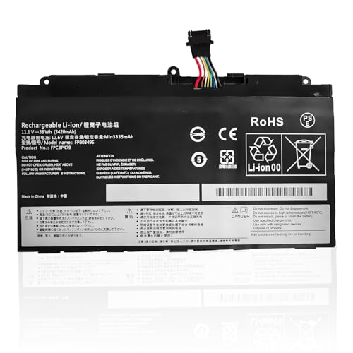 11.1V 38Wh FPB0349S FPCBP479 FPB0326S Batteries d'ordinateur Portable pour Fujitsu Stylistic Q616 Q665 Q738 Q739 CP690859 CP700540-01 3420mAh