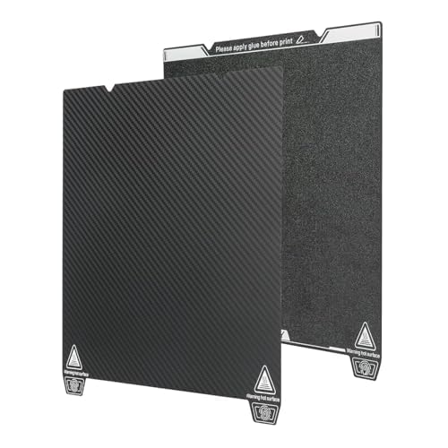 Creality 公式 K1 MAX ビルド プレート 315x310mm PEI シート 両面印刷プラットフォームシート 光沢PET+マットPEI K1 MAX用磁気柔軟スプリング スチール ベッド プレート K1 MAX 3Dプリンター 専門 パーツ 3Dプリンタアクセサリ
