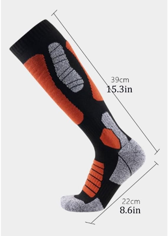 VIDI Ski Socks Outdoor Sports Thick Long Tube Sweat Absorbing