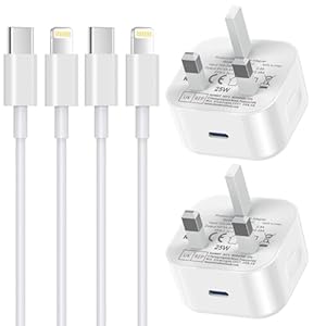 iPhone Fast Charger USB C,2Pack 20W Apple USB C to Lightning Fast Charger Cable 1M [Apple MFi Certified],UK i Phone Type C Plug and USBC PD 3.0 Cord Charge for iPhone 14 13 12 11 Pro Max XS XR 8,iPad