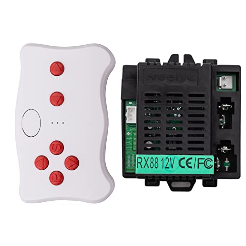 weelye RX88 12V FCC 3P Receiver and Remote Control Child Ride-Ons Toys Car 12Volt Accessories for Children Electric Ride On Car Replacement Parts