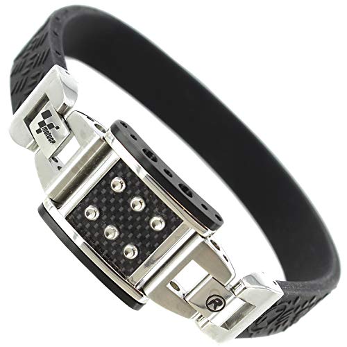 Rochet Roma Moto Gp Racing Mens Pit Stop Black Stainless Steel Bracelet #TOP4