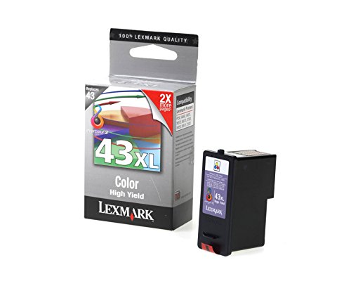 Lexmark No 43XL Ink Cartridge Colour High Yield