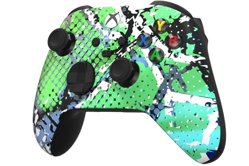 Image of Custom Controllerzz Wireless Controller for Microsoft Xbox Series X /S & Xbox One - Custom Soft Touch Feel - Custom Series X /S Controller (X /S Swamp Fade)