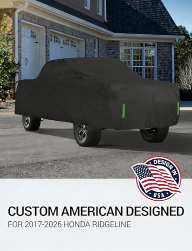 Image of Proadsy Custom Fit 2005-2026 Honda Ridgeline Car Cover Waterproof Outdoor | UV-Blocking Waterproof With Soft Lining Prevents Leaks & Scratches. Perfect For Sunny, Snowy Outdoor Parking, Garage Storage
