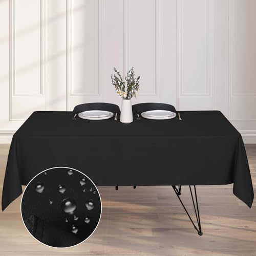 Kapwall Wipe Clean Tablecloth, 54X62Inch (137X160cm) Waterproof Rectangle tablecloth