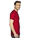 American Apparel Unisex Fine Jersey Short Sleeve T-Shirt, Red, Large