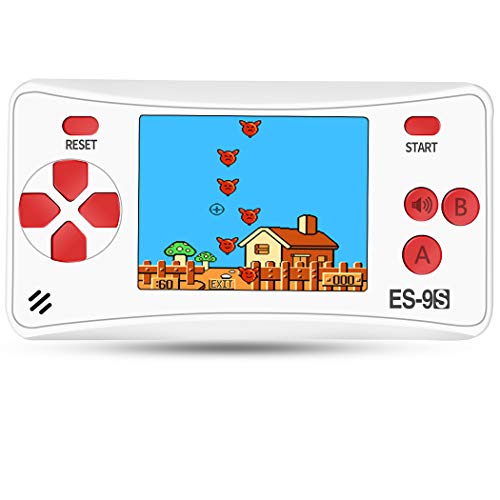 AOKLEE Portable Handheld Game for Kids Adults Preloaded 168 Classic Retro Handheld Games 2.5" Display for Seniors (White)