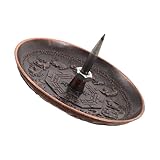 LRXIYODE Kupferner Moxa Halter mit Dorn und Trigramm Muster Mittlere...