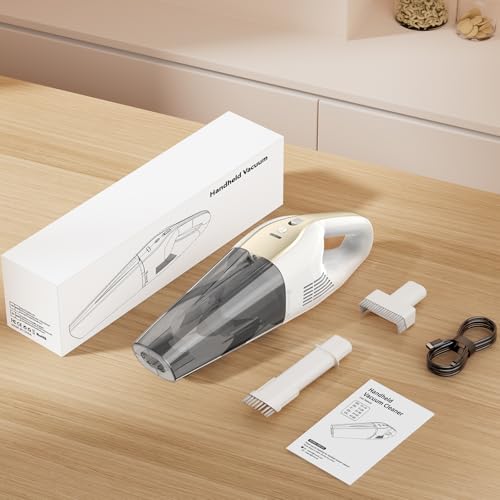 Aspirapolvere Portatile Senza Fili 9500Pa Con Batteria 6000Mah E Filtro Hepa Lavabile, Secco/Umido Per Auto, Peli Animali E Materassi, Luce Led, Autonomia Fino A 30 Min - 8