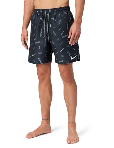 Nike Men's 7" Volley Shorts,Black,Small