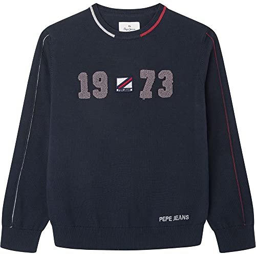 Pepe Jeans Lucas, Pullover Sweater Garçon, Bleu (Dulwich), 16 ans Cover