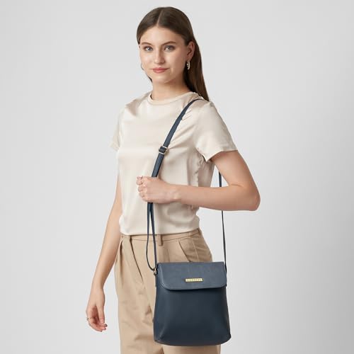 Image of Caprese Fergi Large Crossbody Bag for Women with Adjustable Strap | Versatile Handbag with Zipper & Magnetic Button Closure for Everyday Use, Travel, & Special Occasions
