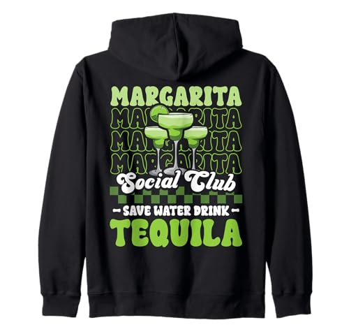 Margarita Tequila Social Club Save Water Drink Funny Sweat à Capuche